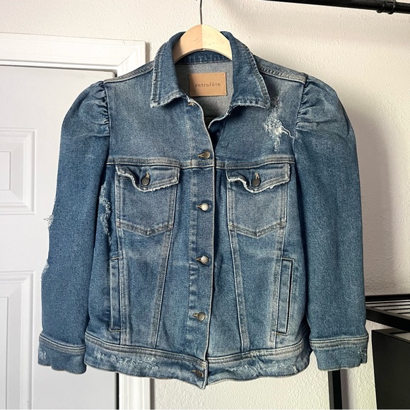 Retrofete Jackets & Blazers - Retrofete Blue Jean Jacket